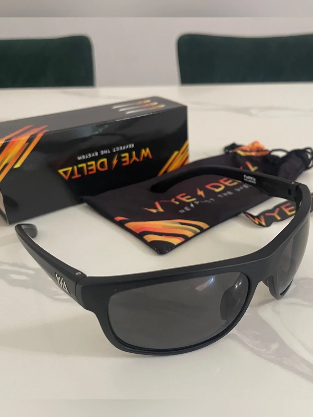 Wye Delta  fullviz  Black Sunglasses - Polarized UV Protection